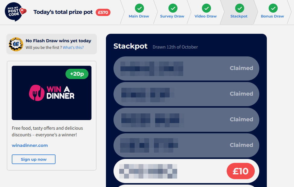 Enter your postcode for free for a chance to win with Pick My Postcode