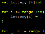 How to use Go arrays