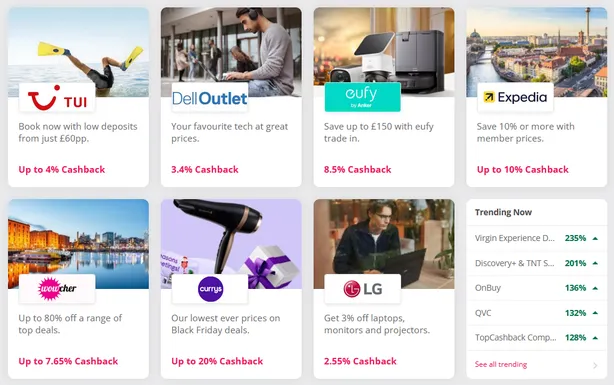 TopCashback Offers