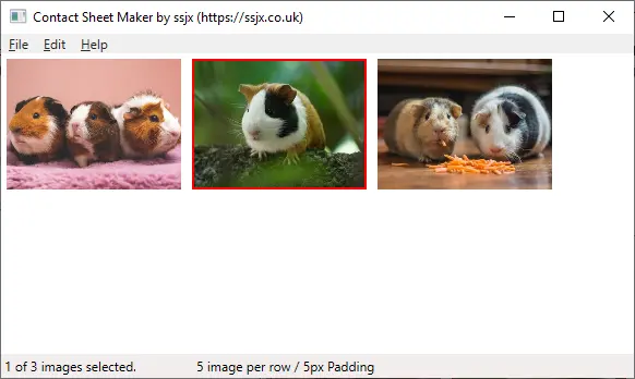 Contact Sheet Maker screenshot