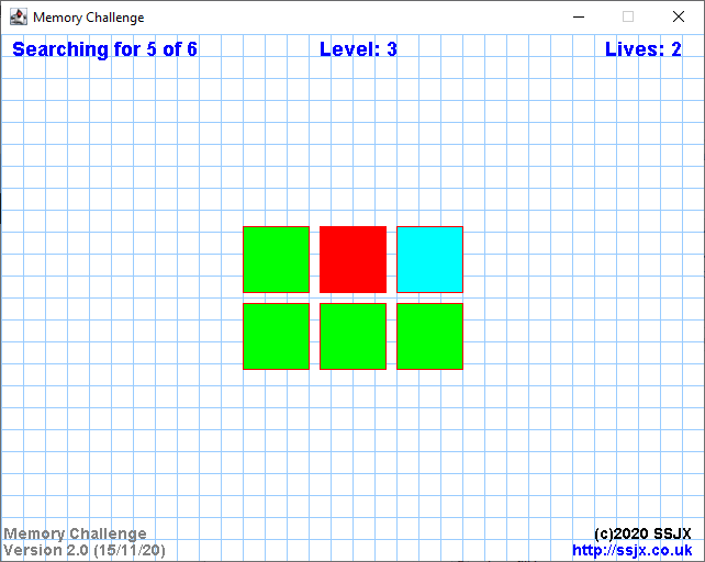 Memory Challenge Screenshot