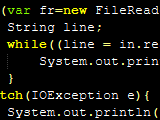 Reading a text file